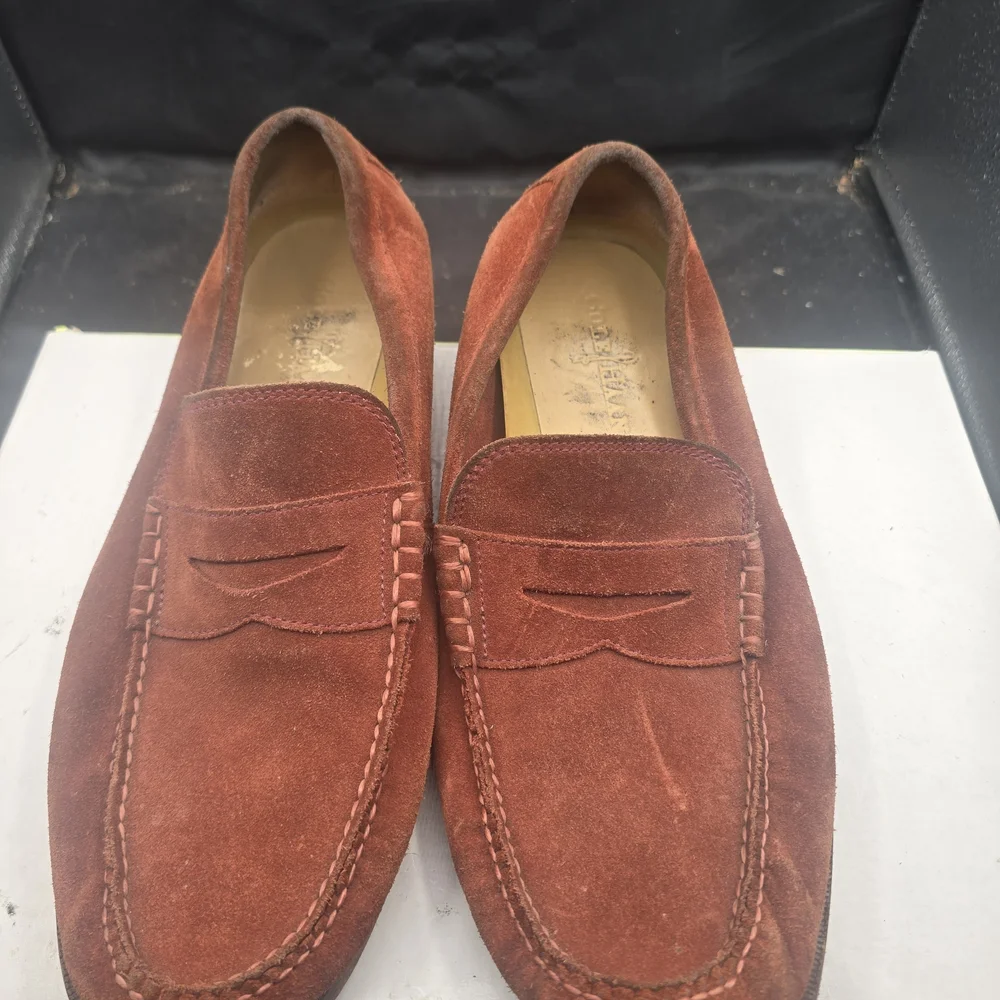 Cole Haan Men's Rust Suede Loafers‎